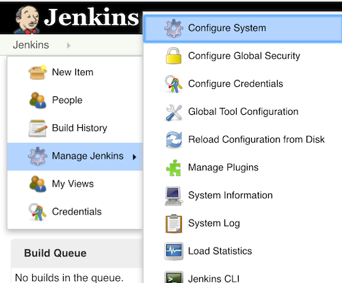 manage jenkins