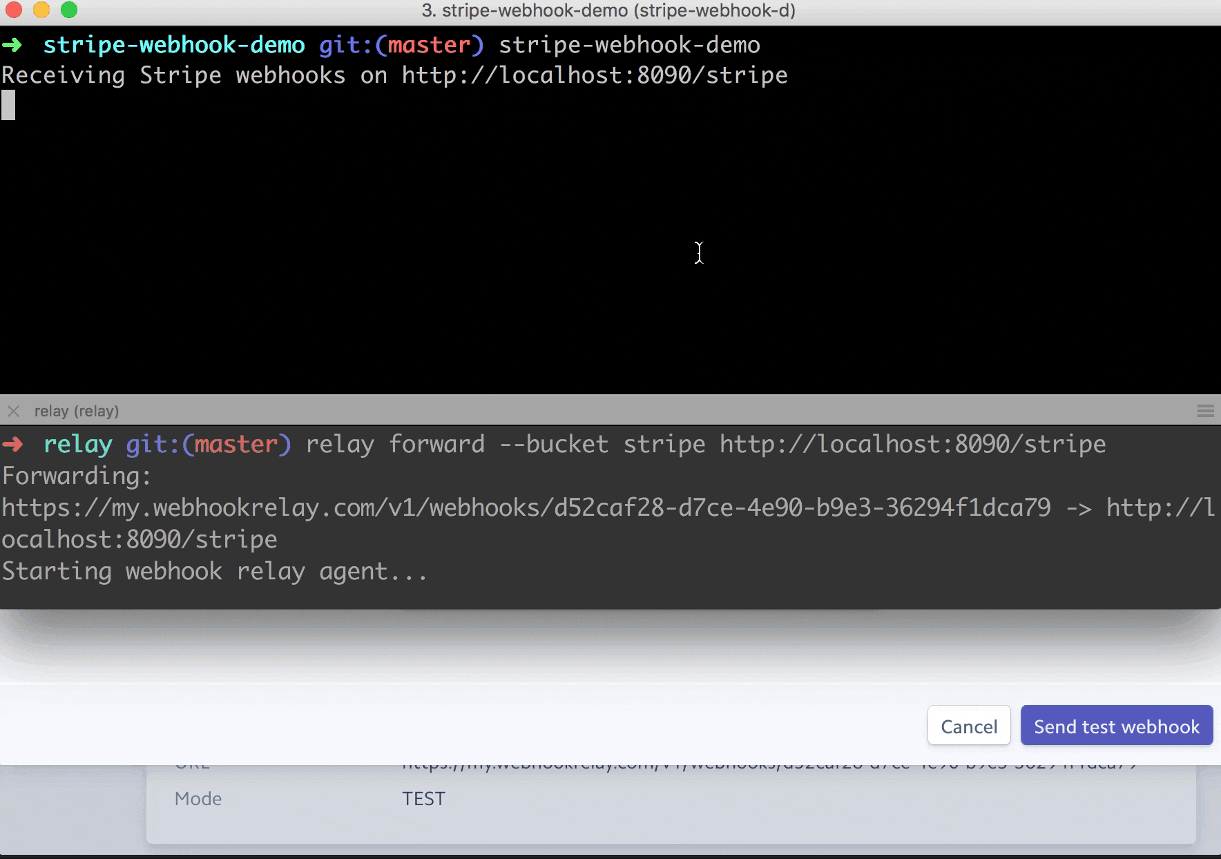 getting webhooks on localhost